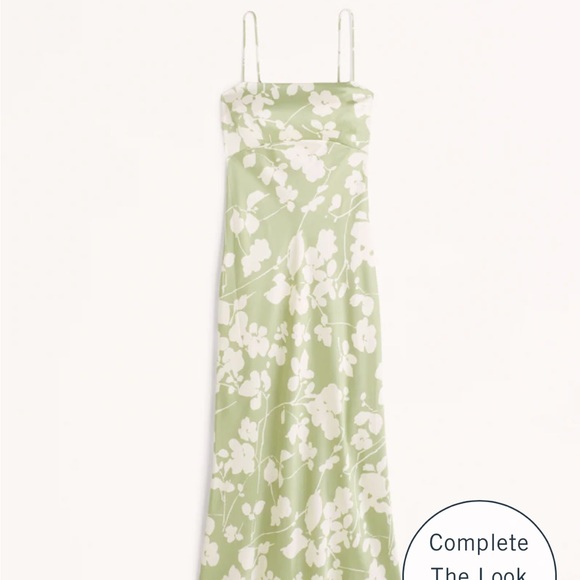 Abercrombie & Fitch Dresses Nwt Abercrombie Satin Slip Midi Dress